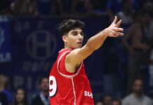 Ο Νίκος Πλώτας έκανε ντεμπούτο με τον Ολυμπιακό στην GBL