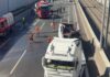 Σοβαρό τροχαίο στην Αττική Οδό με έναν τραυματία: Διακοπή κυκλοφορίας στο ρεύμα προς αεροδρόμιο