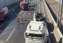 Σοβαρό τροχαίο στην Αττική Οδό με έναν τραυματία: Διακοπή κυκλοφορίας στο ρεύμα προς αεροδρόμιο