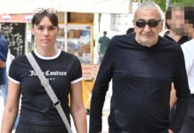 Γιώργος Βογιατζής: Σπάνια δημόσια εμφάνιση με τη σύζυγό του, Ντιάνα Σκόριτς στο κέντρο της Αθήνας